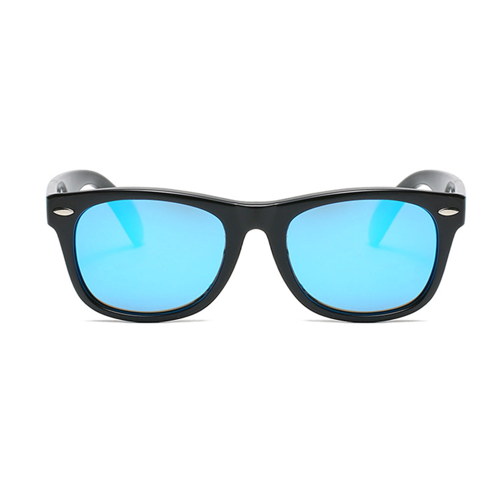 Techsuit Sunglasses Polarised (D802), for Kids, UV Protection, Rosu / White / Ice-Blue
