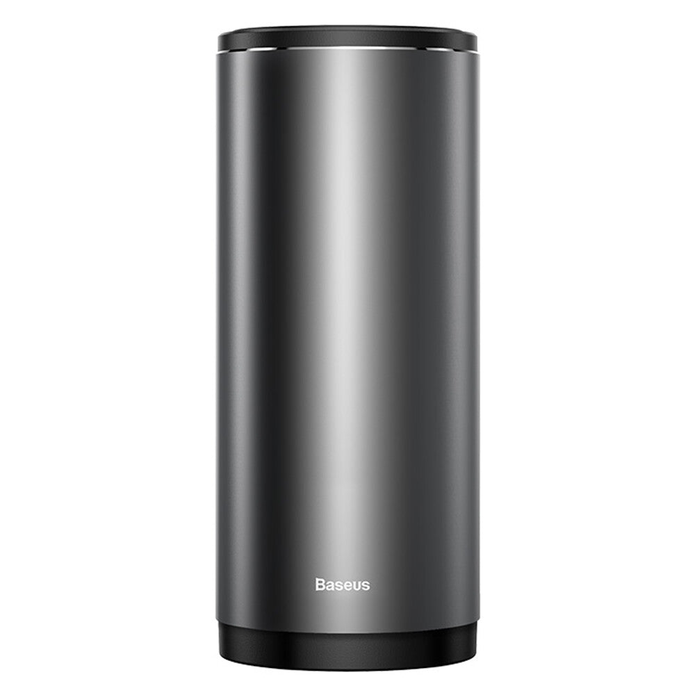 Gadget Baseus Trash Can Gentleman Style (CRLJT-0G), with 30 Garbage Bags, Aluminum Alloy, ABS, 500ml, Gri Inchis