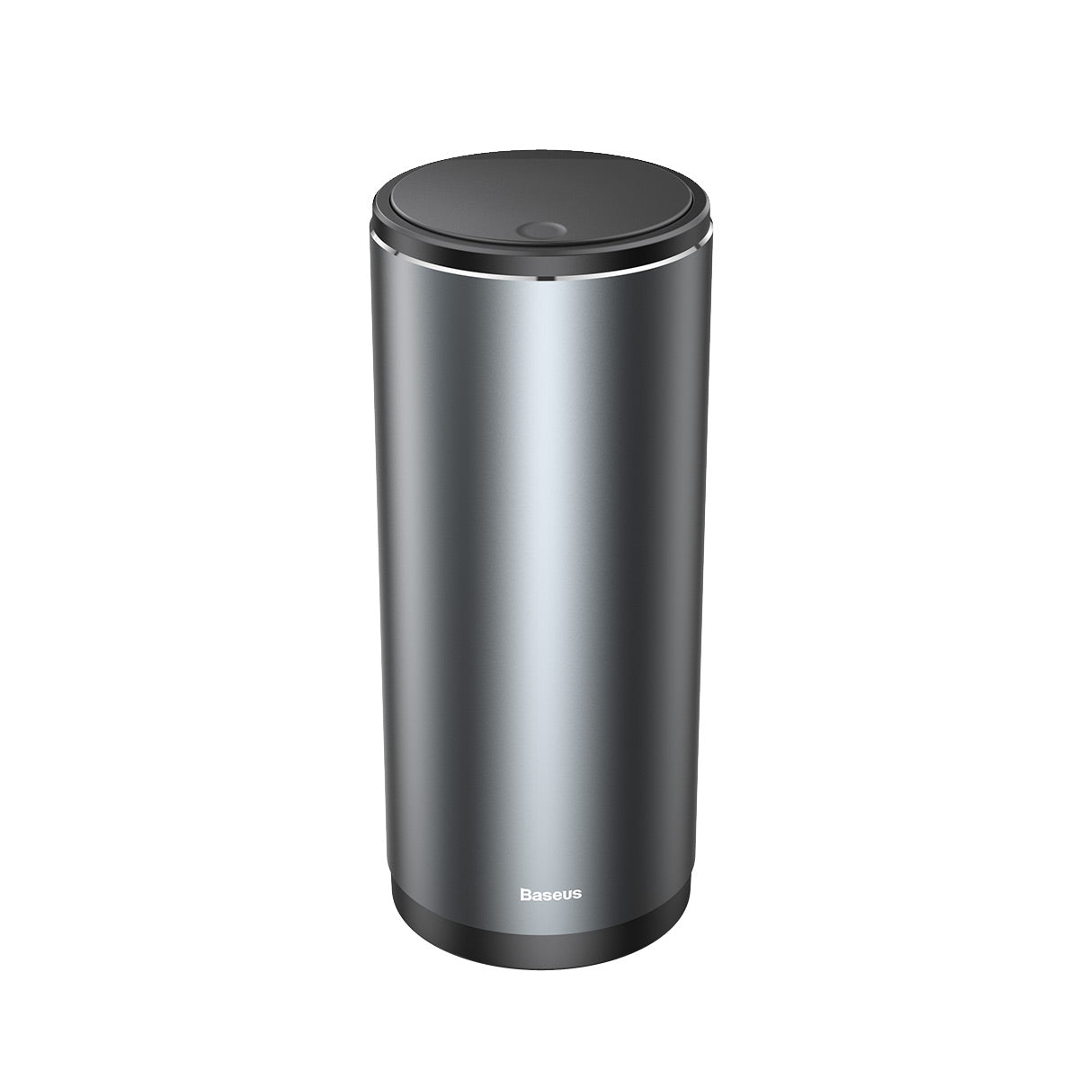 Gadget Baseus Trash Can Gentleman Style (CRLJT-0G), with 30 Garbage Bags, Aluminum Alloy, ABS, 500ml, Gri Inchis