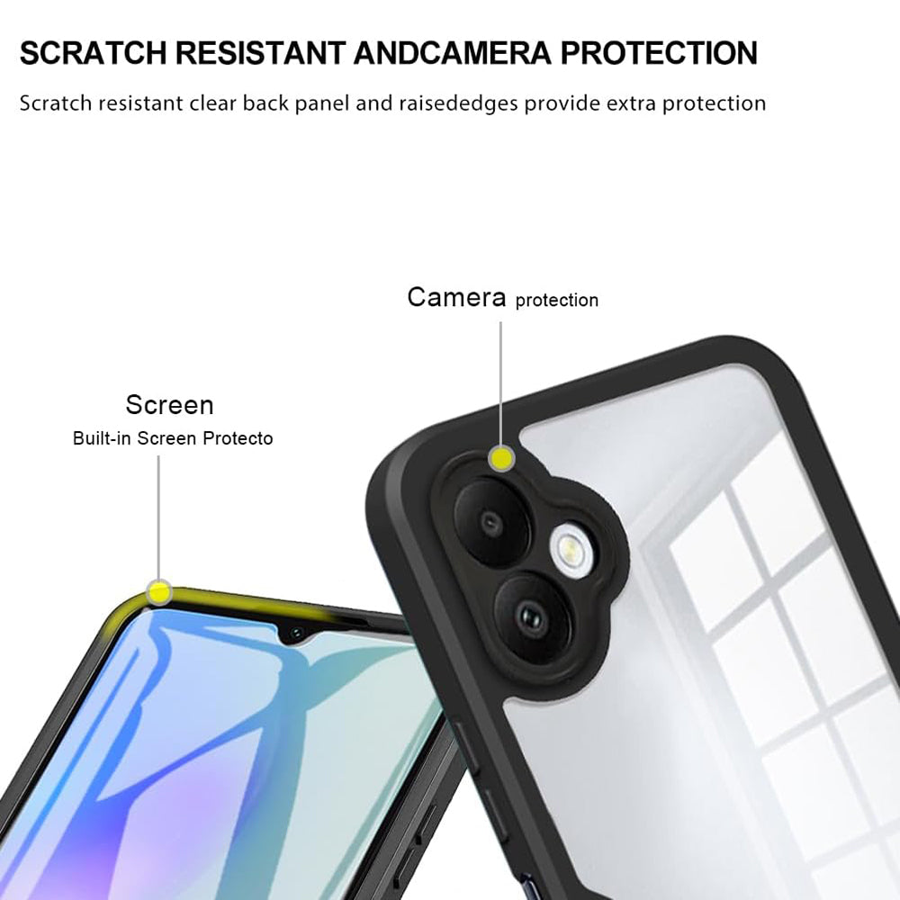 Folie de protectie Techsuit ColorVerse 360 Series + compatibil cu Samsung Galaxy A05, Mov