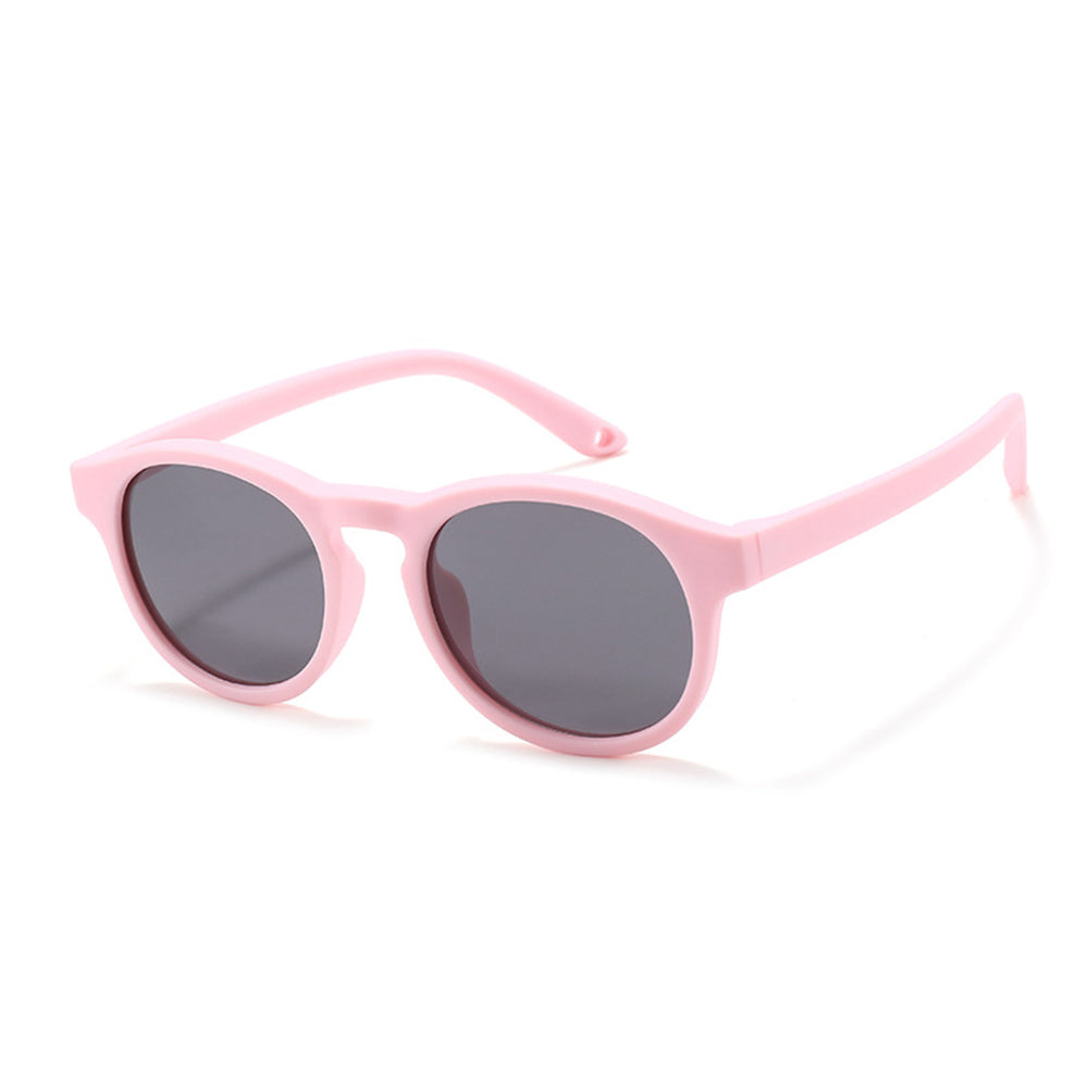 Ochelari de Soare Polarizati Techsuit (8308-C46), Forma Rotunda, Roz