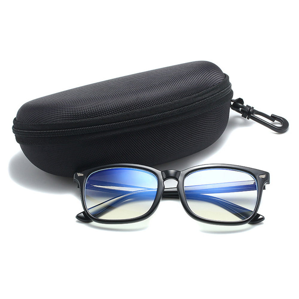 Techsuit Glasses Case (ETFE1), with Zipper, EVA Material, 167 x 76 x 63mm, Negru