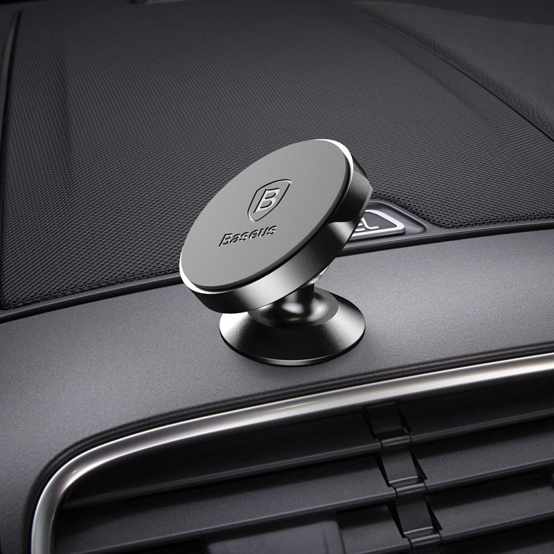 Suport Baseus Small Ears (SUER-B01), Magnetic Grip for Dashboard, Negru