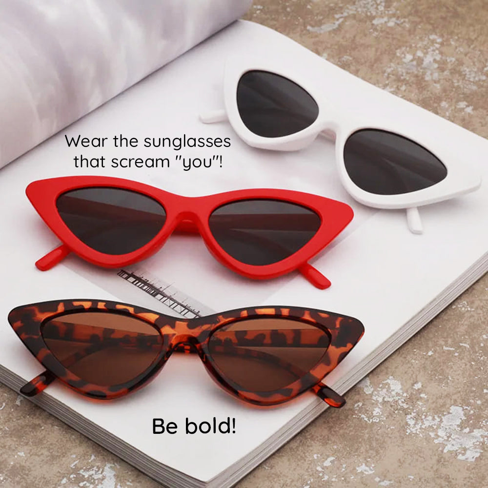 Techsuit Sunglasses (5040), for Women, PC Frame and Lens, Triangular, Leopard