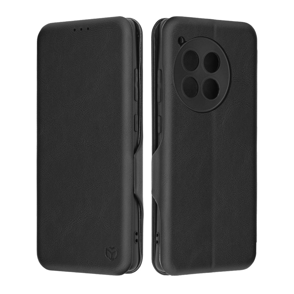 Husa de protectie Techsuit Safe Wallet Plus compatibil cu OnePlus 12R, Negru