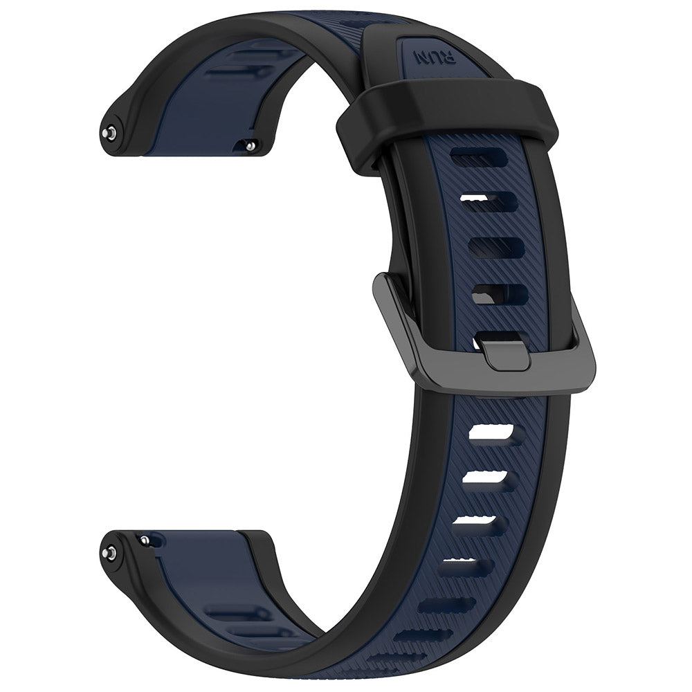 Curea smartwatch Techsuit Watchband 22mm (W053) compatibil cu Huawei Watch GT 2 (46mm)/GT 2 Pro/GT 3 Pro (46mm)/Ultimate, Xiaomi Watch S1, Albastru Inchis