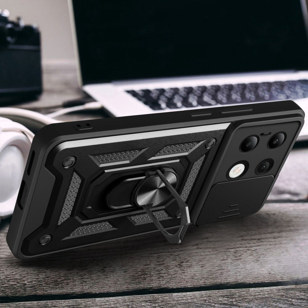 Husa de protectie Techsuit CamShield Series compatibil cu Xiaomi Redmi Note 13 4G, Albastru