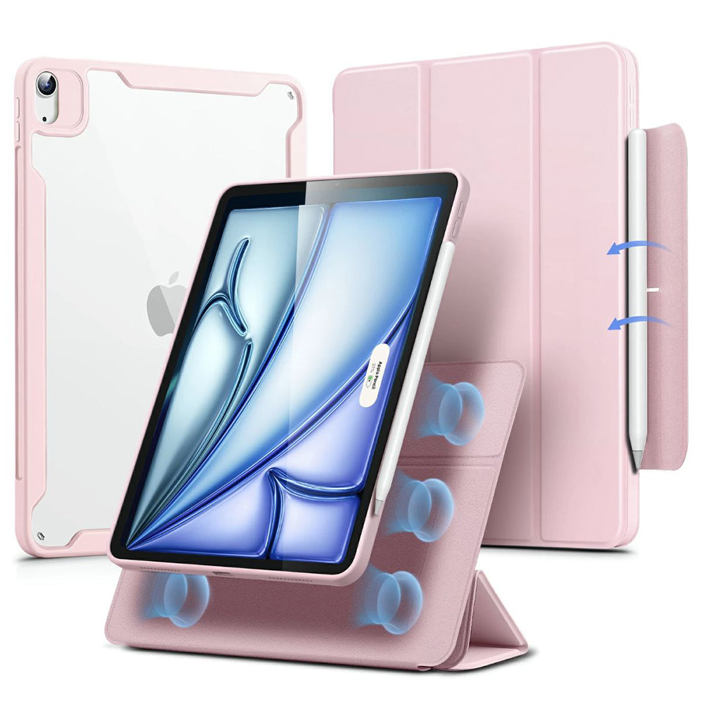 Husa de protectie tableta ESR Rebound Hybrid compatibil cu iPad Air 4 (2020) / Air 5 (2022) / Air 11 (2024) / Air 11 (2025) / Air 11 (2026), Roz