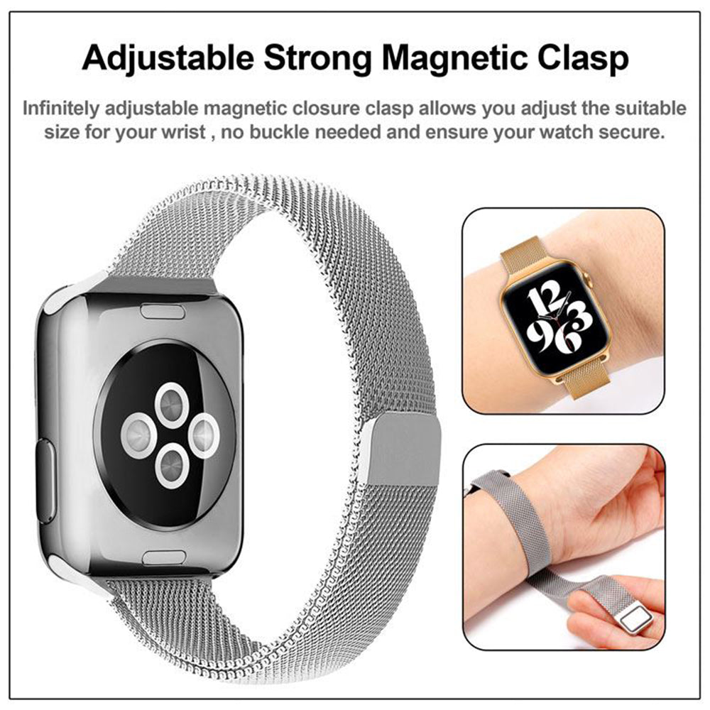 Curea smartwatch Techsuit Watchband (W034) compatibil cu Apple Watch 1/2/3/4/5/6/7/8/9/10/11/SE/SE 2/SE 3 (38/40/41/42mm), Roz