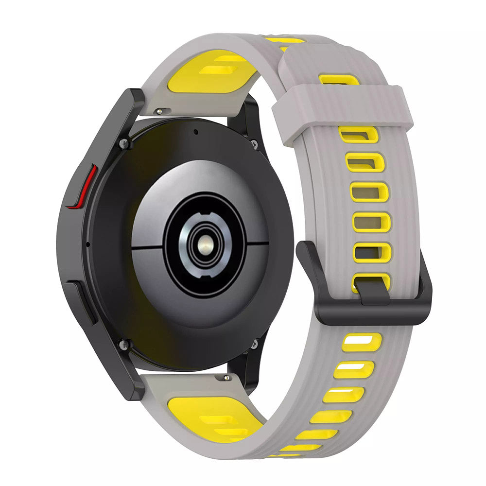 Curea smartwatch Techsuit Watchband 22mm (W002) compatibil cu Huawei Watch GT 2 (46mm)/GT 2 Pro/GT 3 Pro (46mm)/Ultimate, Xiaomi Watch S1, Gri