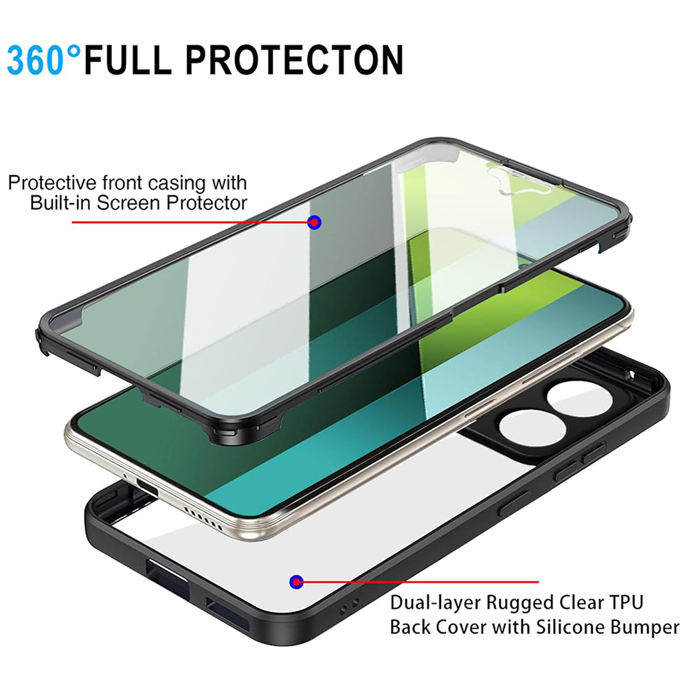 Husa de protectie Techsuit ColorVerse 360 Series compatibil cu Xiaomi Redmi Note 13 5G, Mov