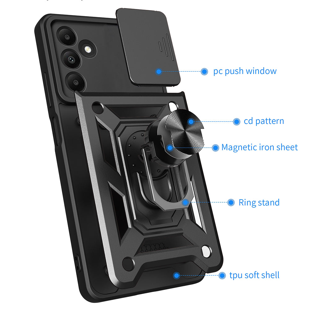 Husa de protectie Techsuit CamShield Series compatibil cu Samsung Galaxy M15, Roz Auriu