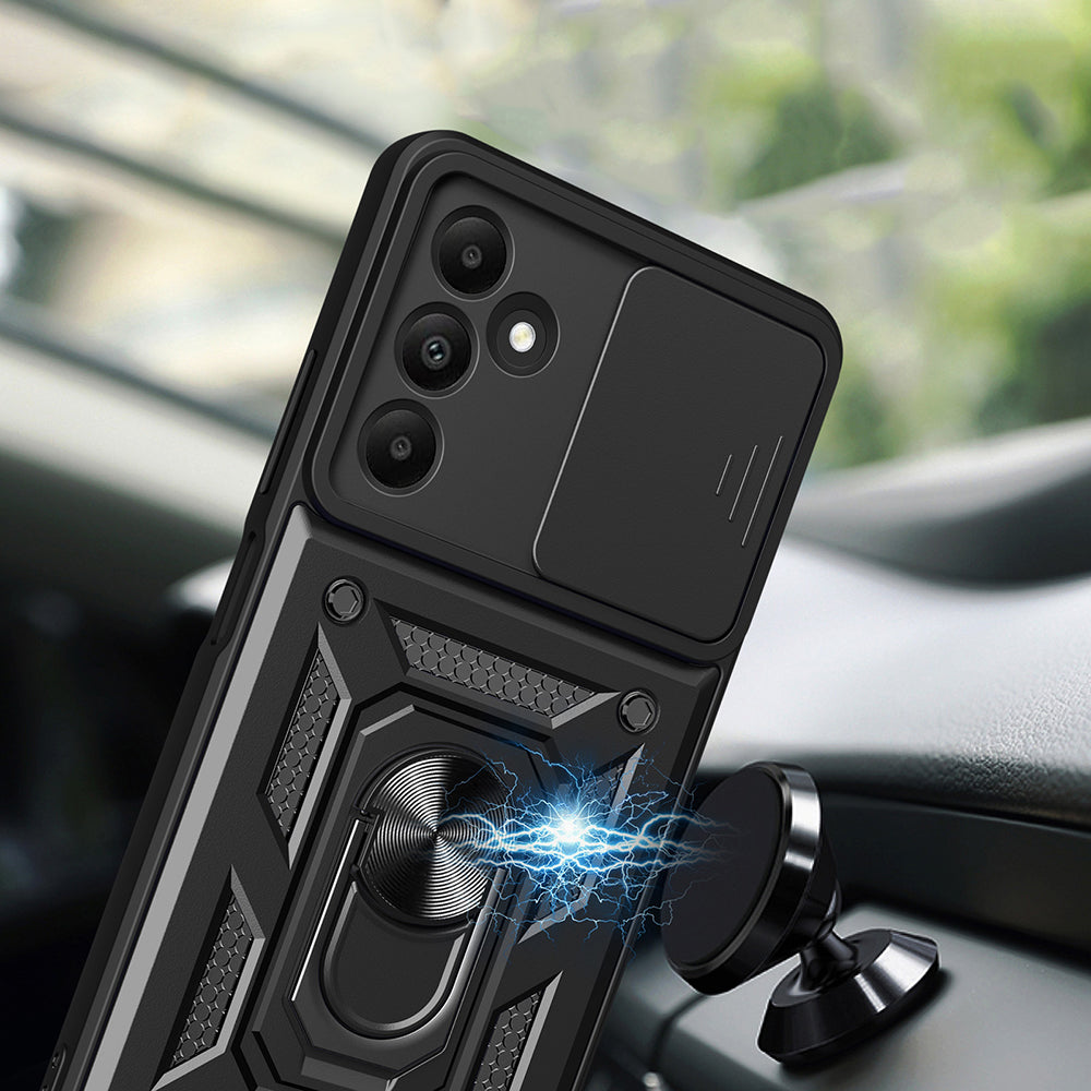Husa de protectie Techsuit CamShield Series compatibil cu Samsung Galaxy M15, Roz Auriu