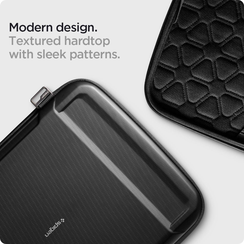 Husa Laptop Spigen Rugged Armor Pouch (AFA04270), 13-14", Poliuretan, Negru