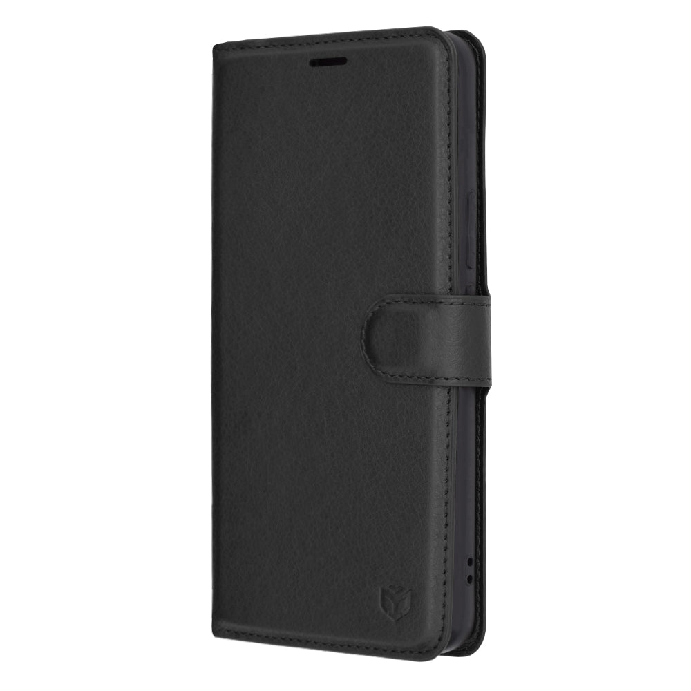 Husa de protectie Techsuit Leather Folio compatibil cu Honor Magic5 Pro, Negru