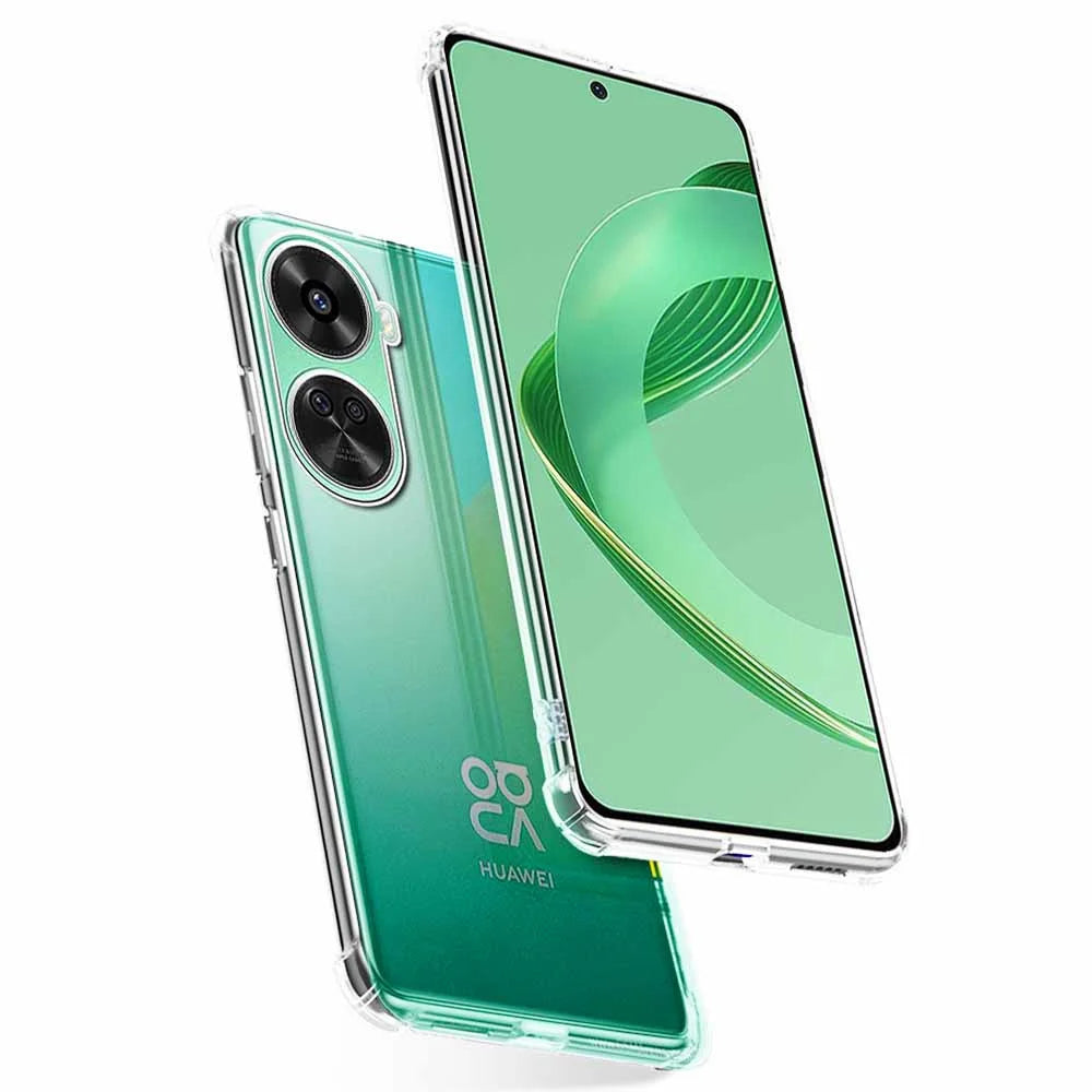 Husa de protectie Techsuit Shockproof Clear Silicone compatibil cu Huawei nova 11 SE / 12 SE, Transparent