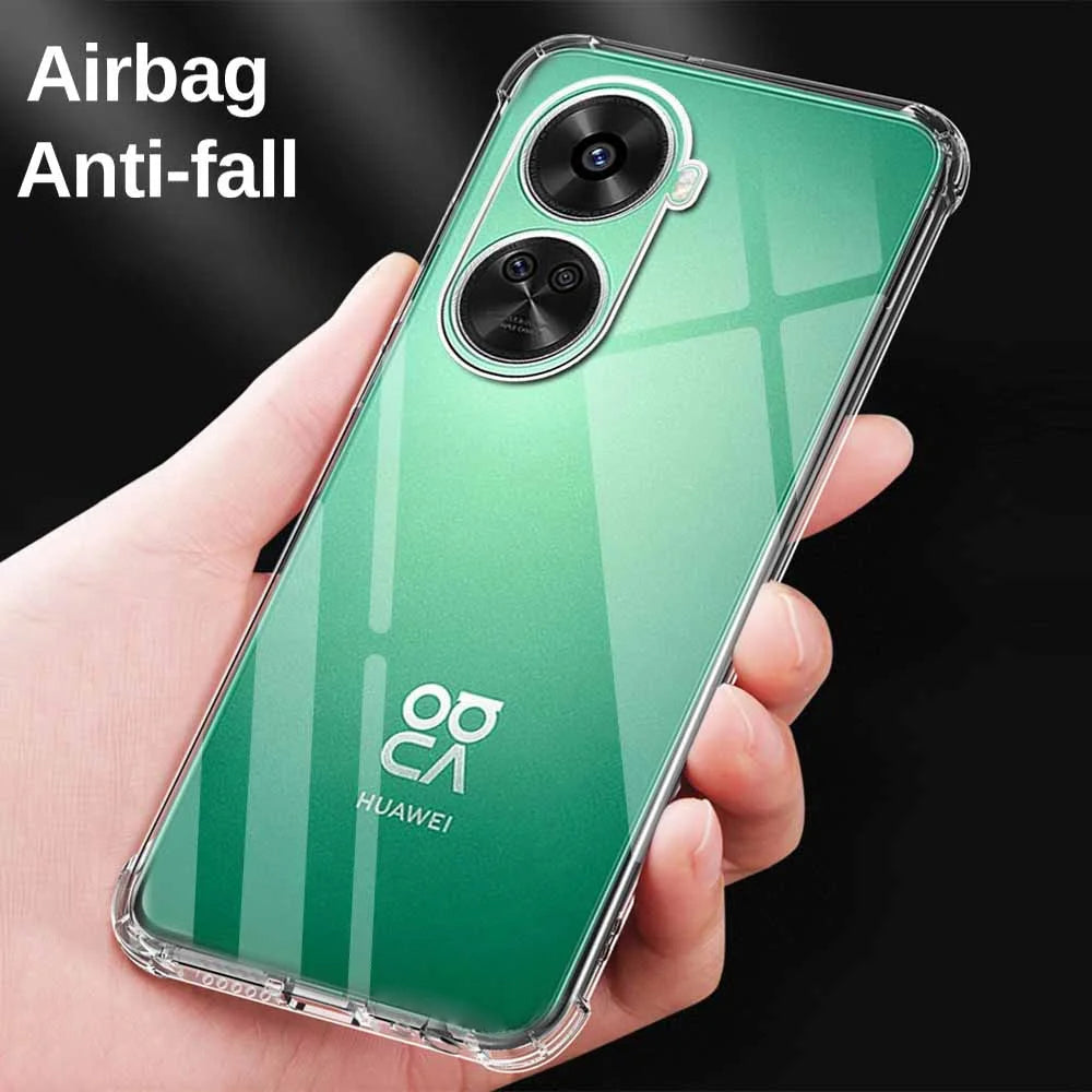 Husa de protectie Techsuit Shockproof Clear Silicone compatibil cu Huawei nova 11 SE / 12 SE, Transparent