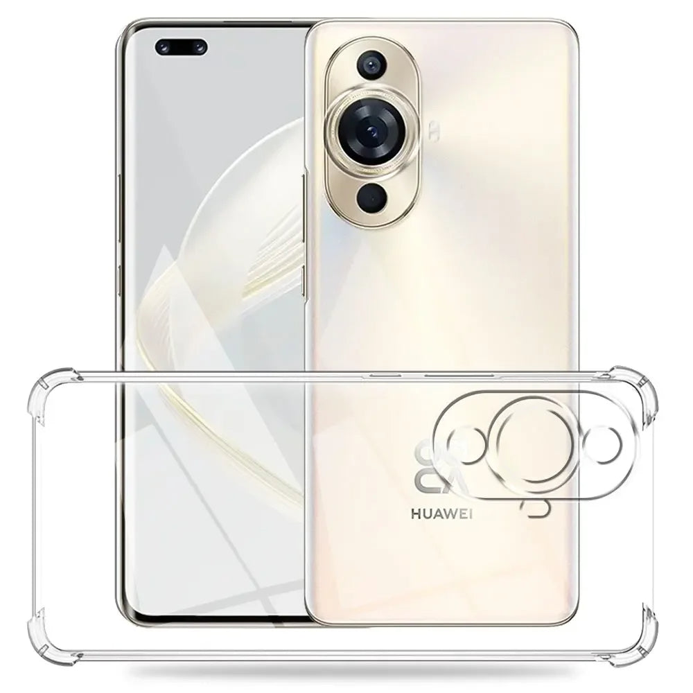 Husa de protectie Techsuit Shockproof Clear Silicone compatibil cu Huawei nova 11 / nova 12s, Transparent