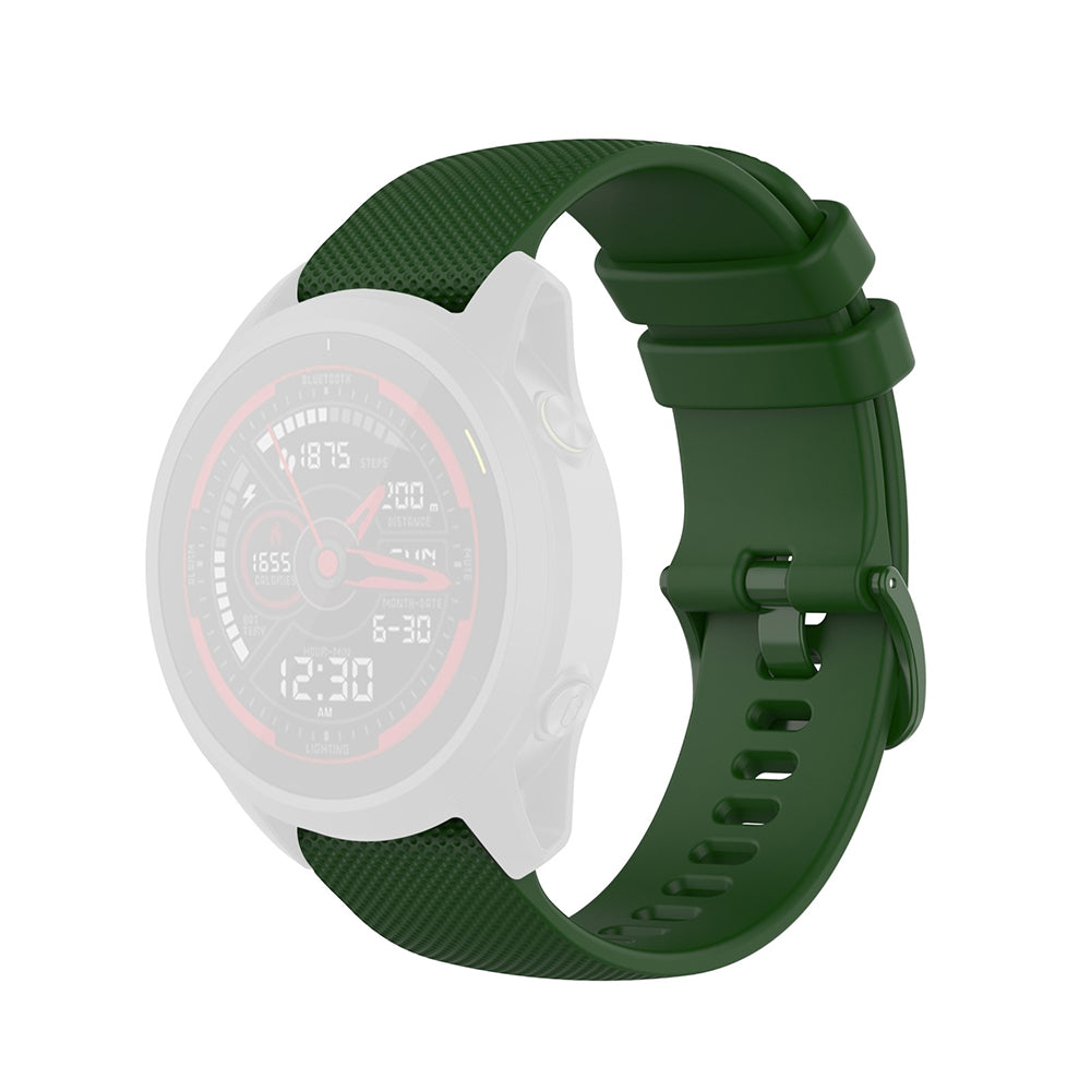 Curea smartwatch Techsuit Watchband 22mm (W006) compatibil cu Samsung Galaxy Watch (46mm)/Watch 3/Gear S3, Huawei Watch GT/GT 2/GT 3 (46mm), Verde