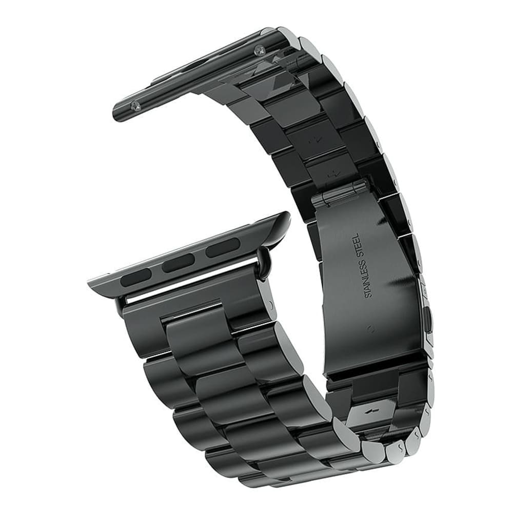 Curea smartwatch Techsuit Watchband (W036) compatibil cu Apple Watch 1/2/3/4/5/6/7/8/9/10/11/SE/SE 2/SE 3/Ultra/2/3 (42/44/45/46/49mm), Negru