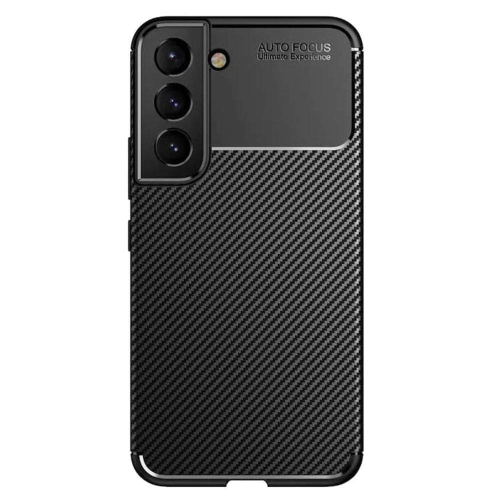 Husa de protectie Techsuit CarbonFiber compatibil cu Samsung Galaxy S21 5G, Negru