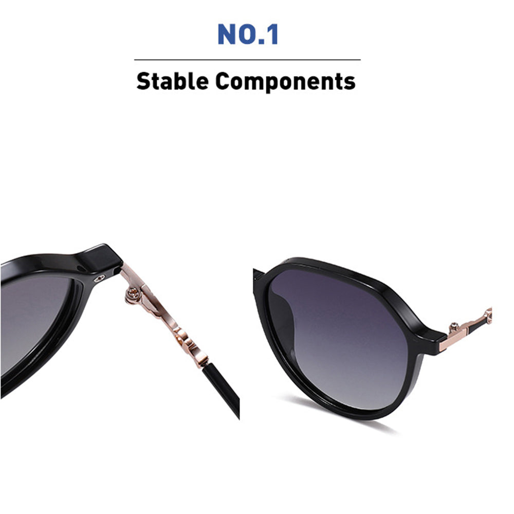 Techsuit Sunglasses Polarised PC (2203), UV Protection, Negru / Gradient Gray