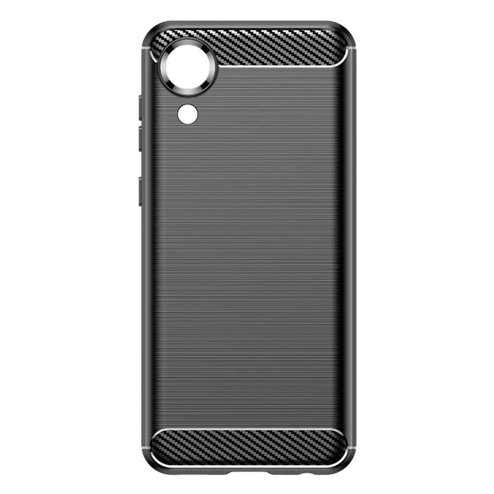 Husa de protectie Techsuit Carbon Silicone compatibil cu Samsung Galaxy A03 Core, Negru