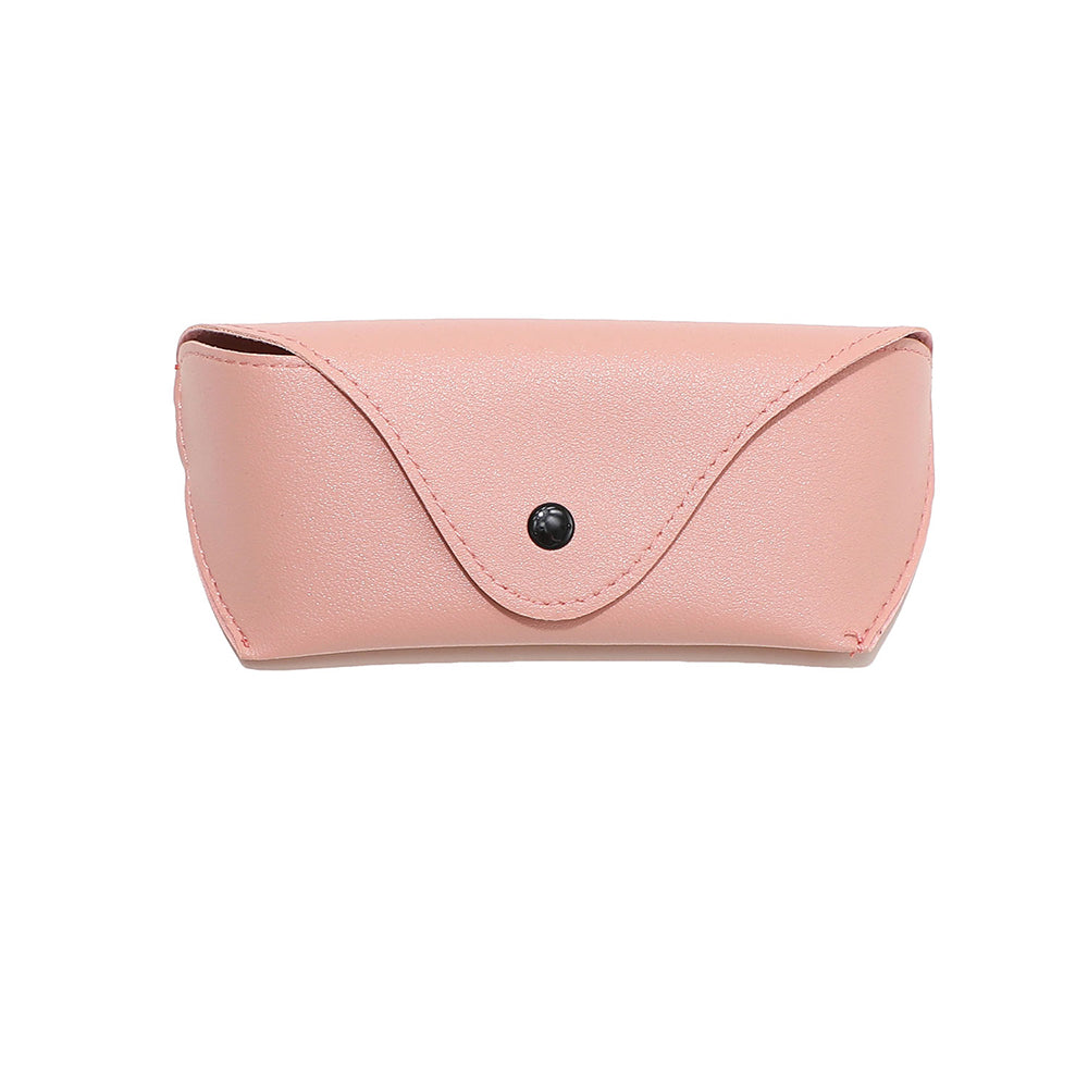 Techsuit Glasses Case (ETPU3), Eco Leather, 167 x 70 x 40mm, Roz