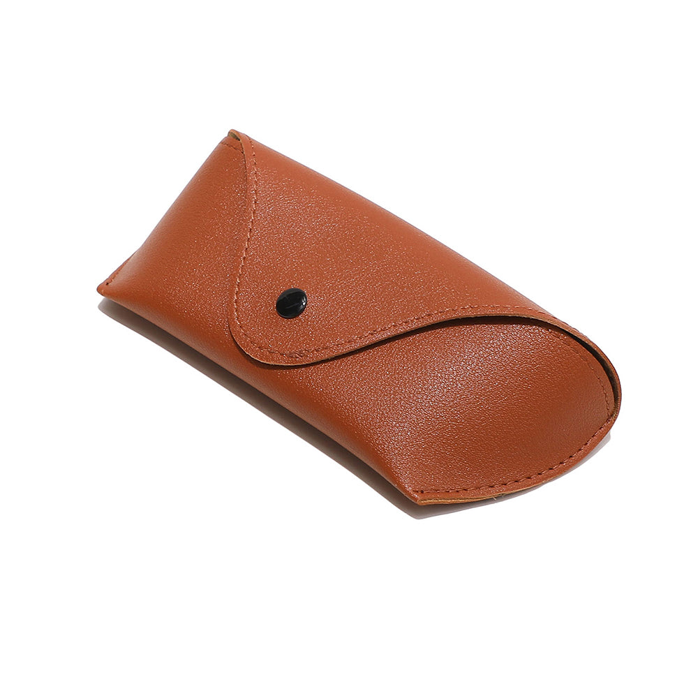 Techsuit Glasses Case (ETPU2), Eco Leather, 167 x 70 x 40mm, Maro