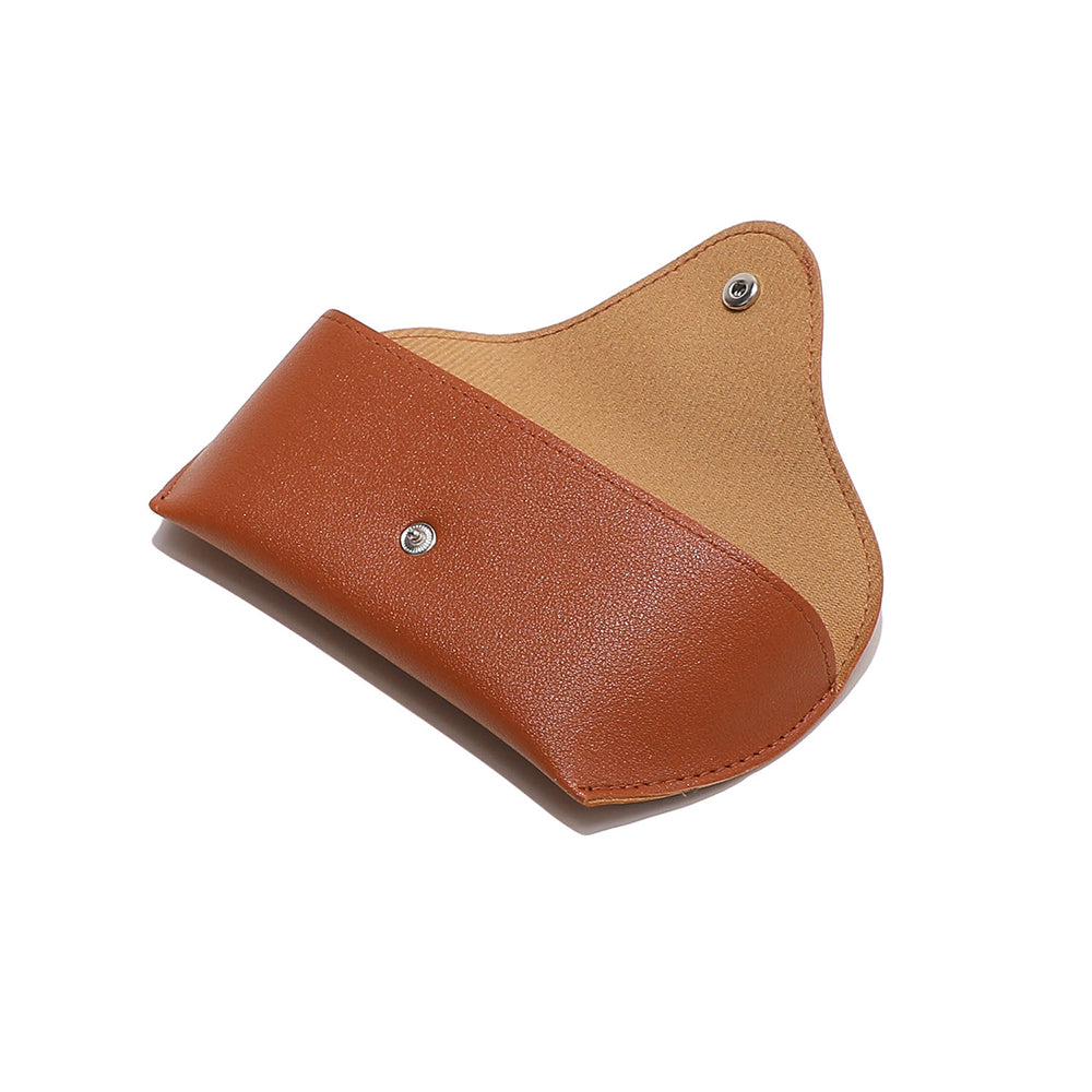 Techsuit Glasses Case (ETPU2), Eco Leather, 167 x 70 x 40mm, Maro