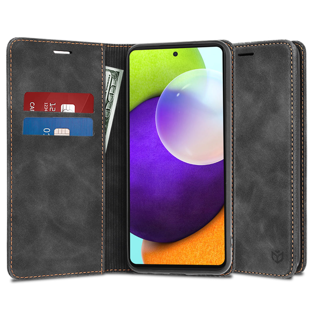 Husa de protectie Techsuit Confy compatibil cu Samsung Galaxy A52 4G / A52 5G / A52s 5G, Negru