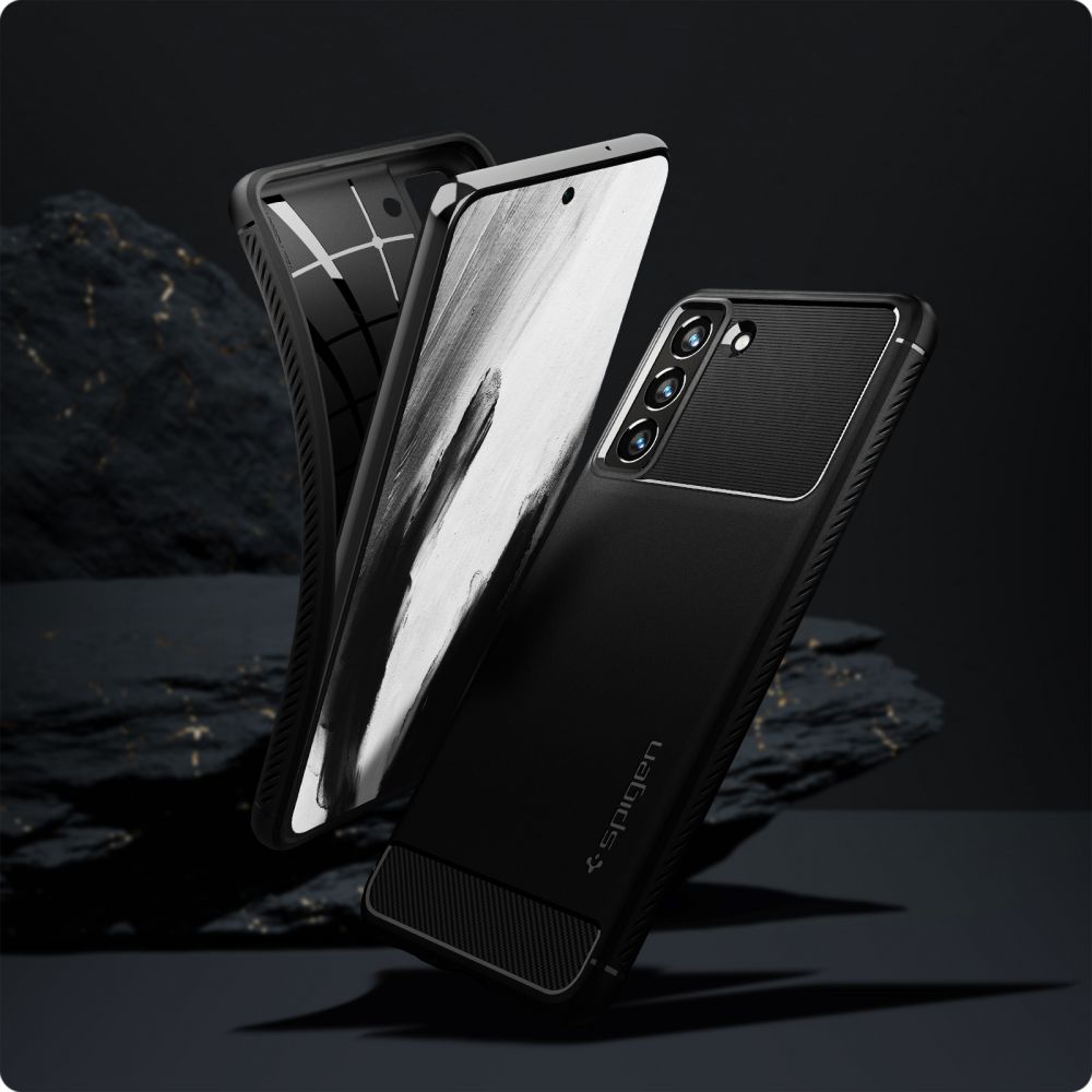 Husa pentru Samsung Galaxy S21 FE 5G - Spigen Rugged Armor (ACS03049) - Black