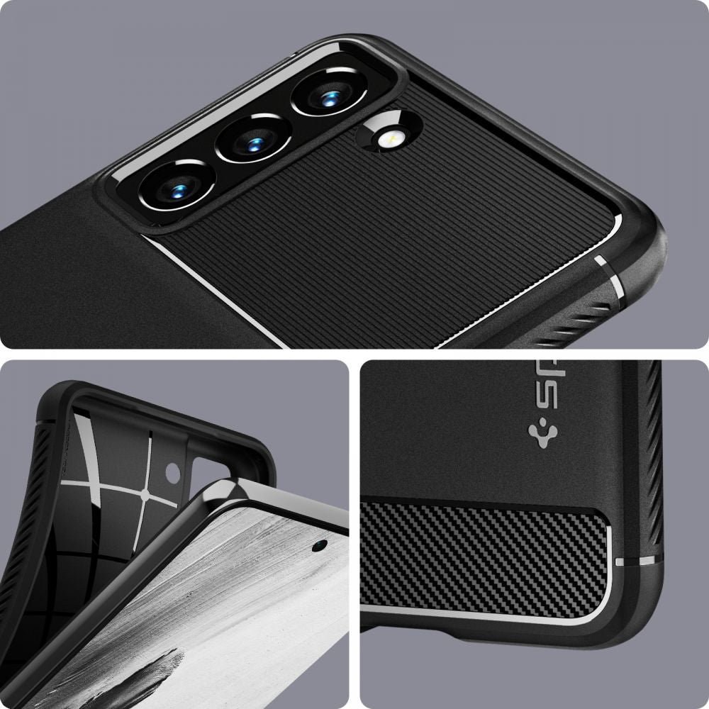 Husa pentru Samsung Galaxy S21 FE 5G - Spigen Rugged Armor (ACS03049) - Black