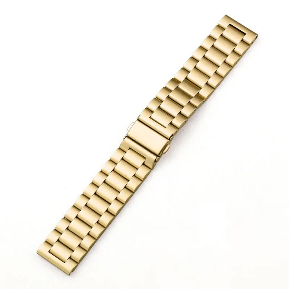 Curea smartwatch Techsuit Watchband 18mm (W010) compatibil cu Huawei Watch GT 4 (41mm)/W1/Honor Watch S1/Garmin Venu 2S/Vivoactive 4S, Auriu