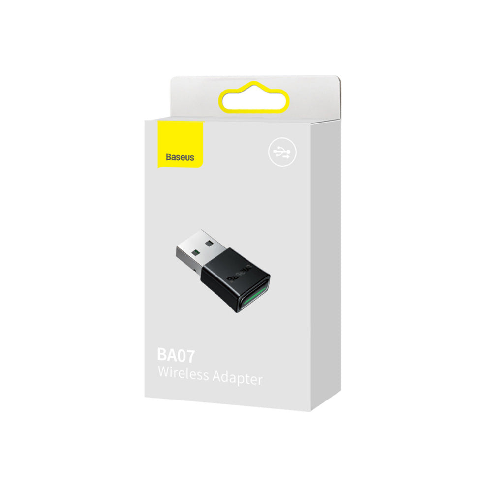 Adaptor Baseus Wireless Adapter BA07 (ZJBA010001), Bluetooth, for Keyboards, Phones, Earphones, Negru