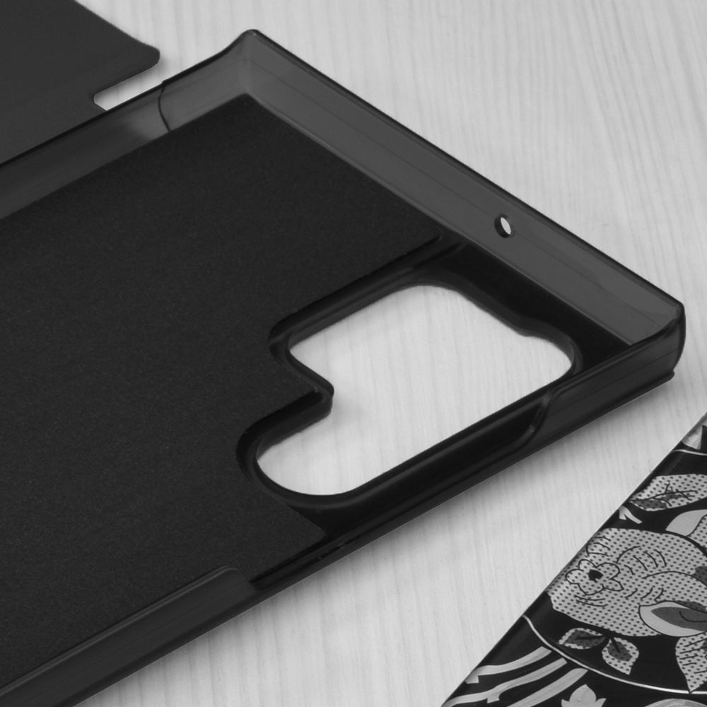 Husa de protectie Techsuit eFold Series compatibil cu Samsung Galaxy S22 Ultra, Negru
