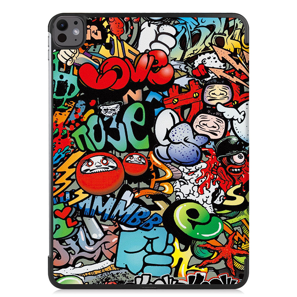 Husa de protectie tableta Techsuit FoldPro compatibil cu iPad Pro 13 (2024) / iPad Pro 13 (2025), Urban Vibe