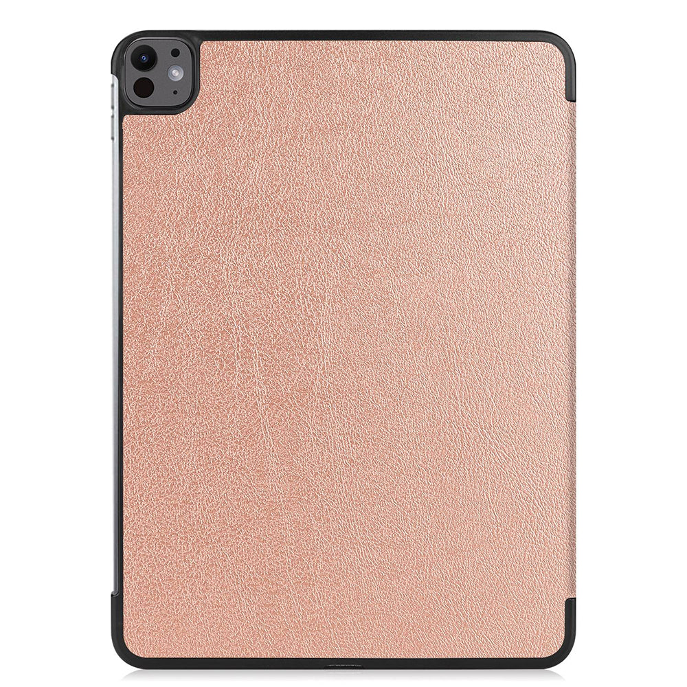 Husa de protectie tableta Techsuit FoldPro compatibil cu iPad Pro 13 (2024) / iPad Pro 13 (2025), Roz Auriu