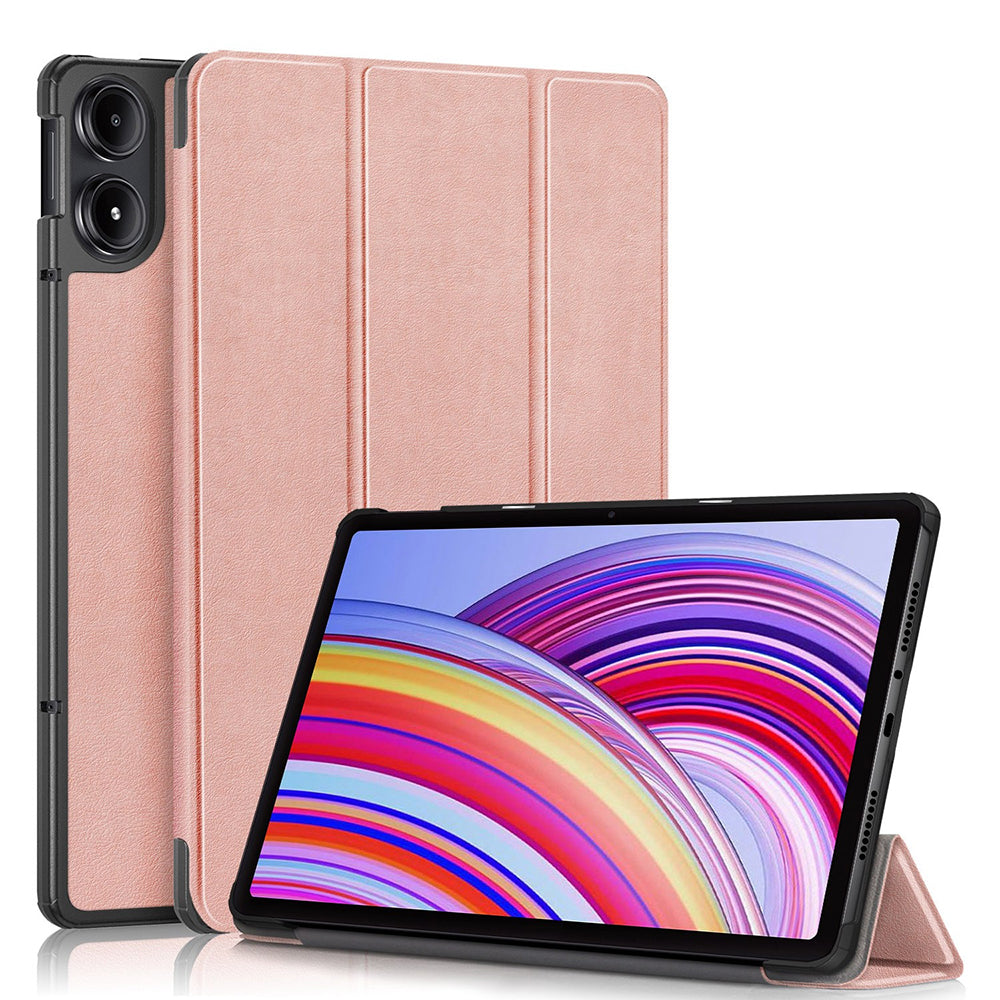 Husa de protectie tableta Techsuit FoldPro compatibil cu Xiaomi Redmi Pad Pro / Redmi Pad Pro 5G / Poco Pad, Roz Auriu
