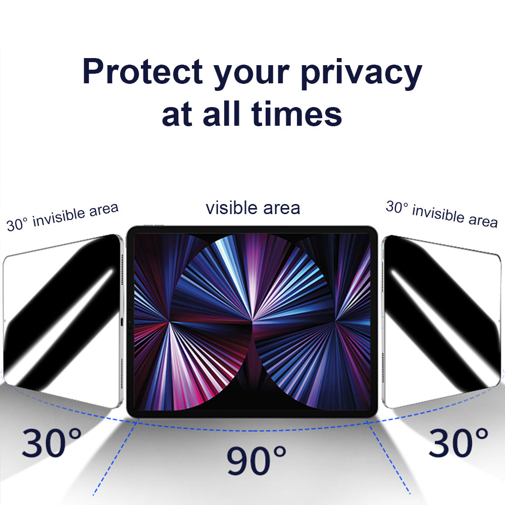 Husa de protectie tableta Lito 2.5D Classic Glass compatibil cu iPad Air 13 (2024) / Air 13 (2025) / Air 13 (2026), Privacy