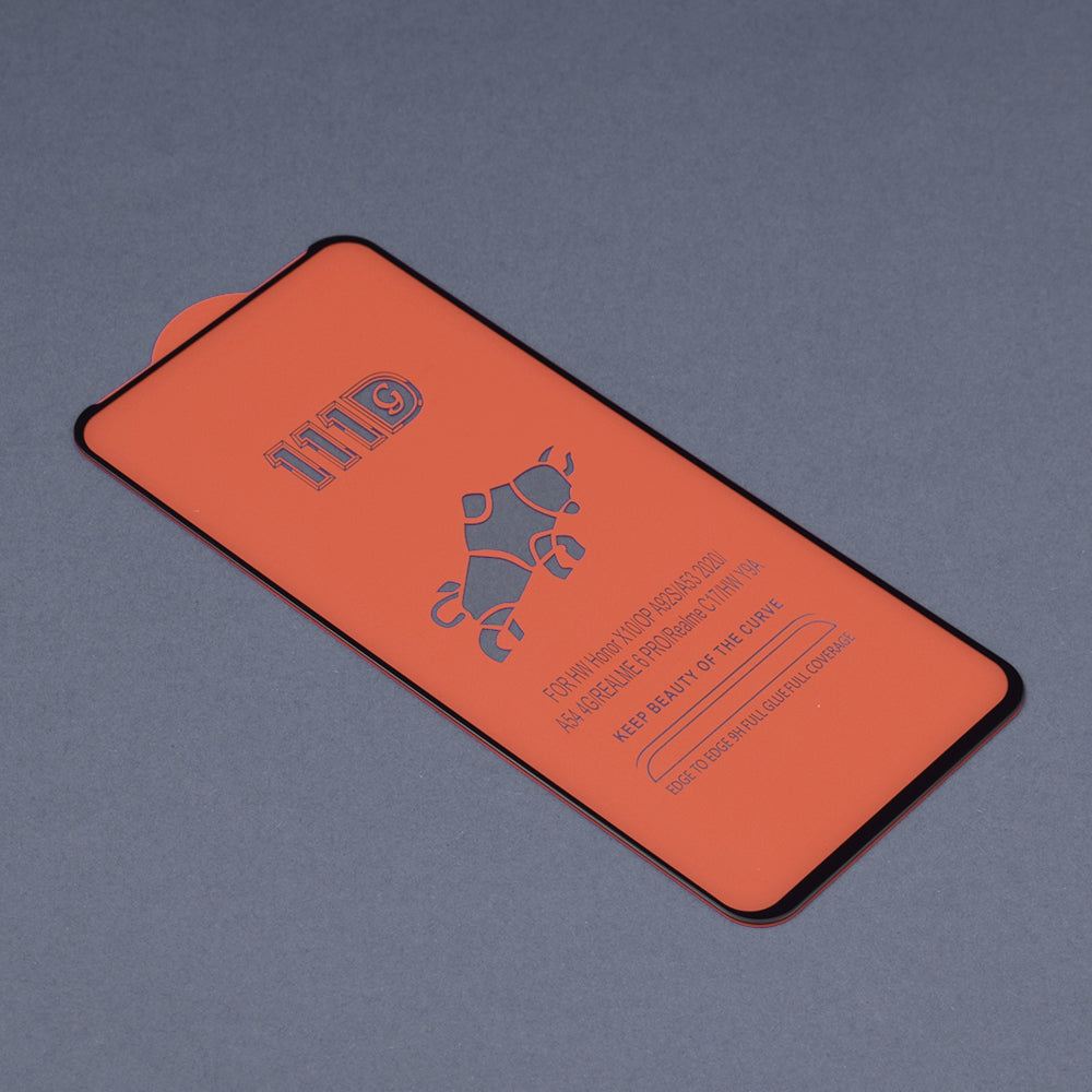 Folie de protectie Techsuit 111D Full Cover / Full Glue Glass compatibil cu Xiaomi Redmi Note 11 / Note 11S / Poco M4 Pro 4G, Negru
