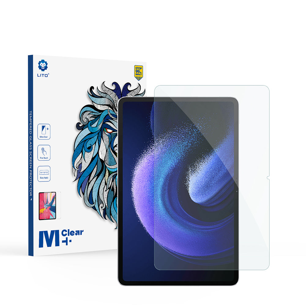 Husa de protectie tableta Lito 2.5D Classic Glass compatibil cu Xiaomi Pad 6 / Pad 6 Pro, Transparent