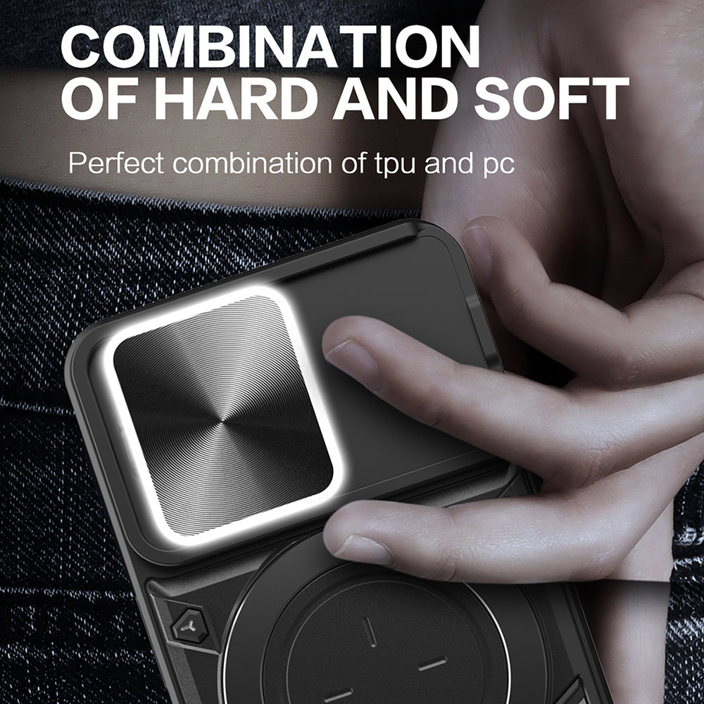 Husa de protectie Techsuit CamGuard Pro compatibil cu iPhone 14 Pro, Roz Auriu