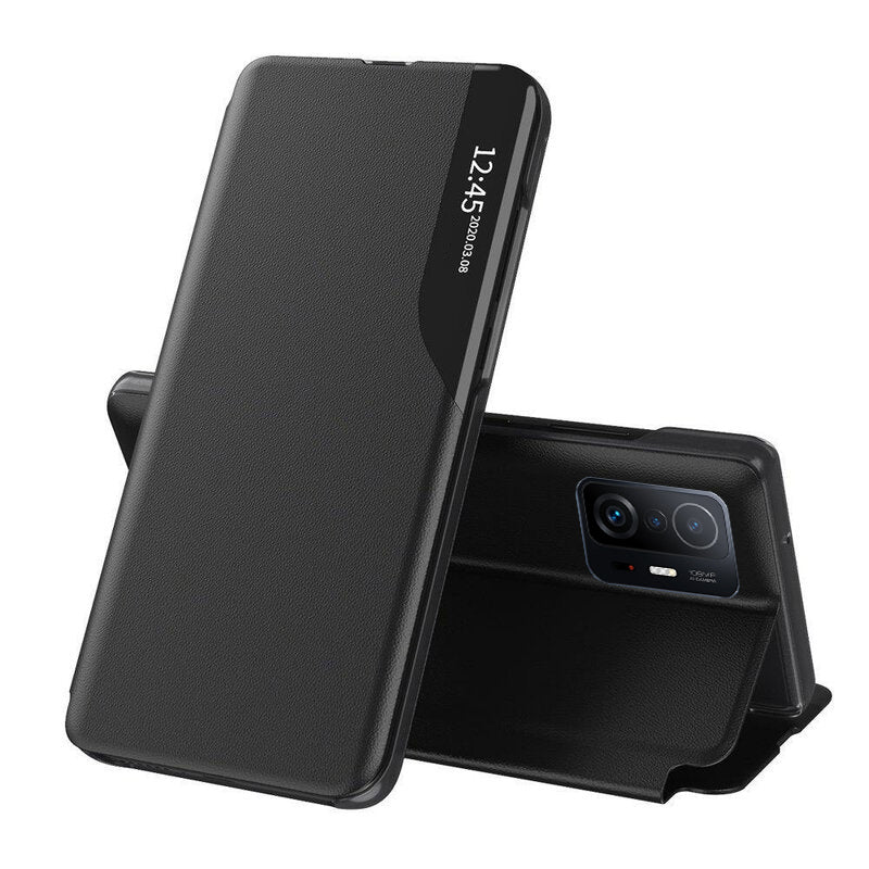Husa de protectie Techsuit eFold Series compatibil cu Xiaomi 11T / 11T Pro, Negru