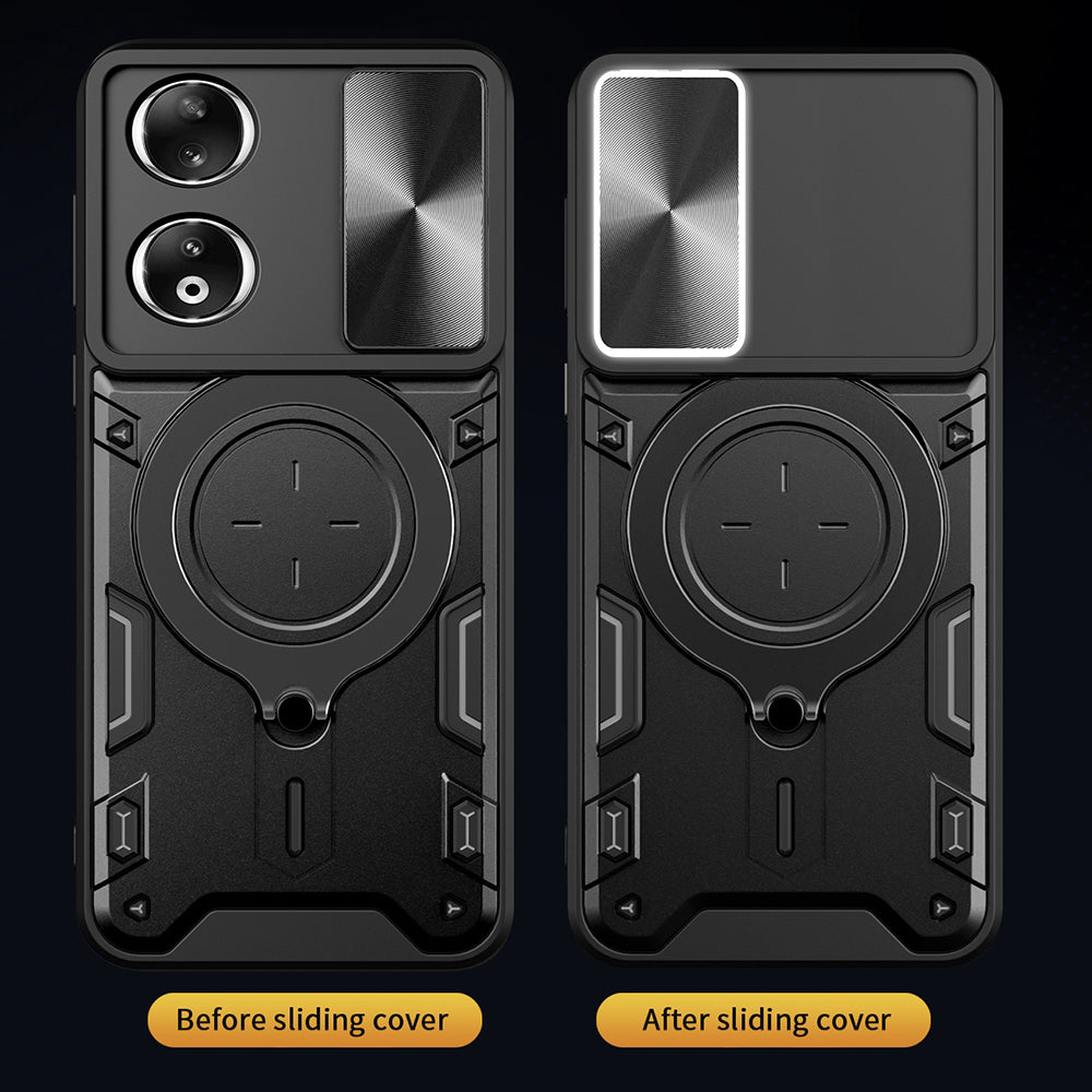 Husa de protectie Techsuit CamGuard Pro compatibil cu Honor 90, Negru