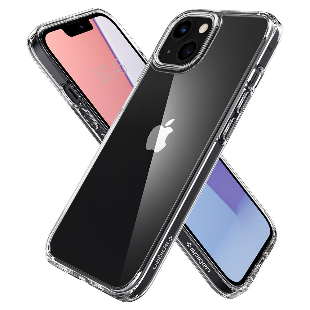 Husa pentru iPhone 13 - Spigen Ultra Hybrid (ACS03522) - Crystal Clear