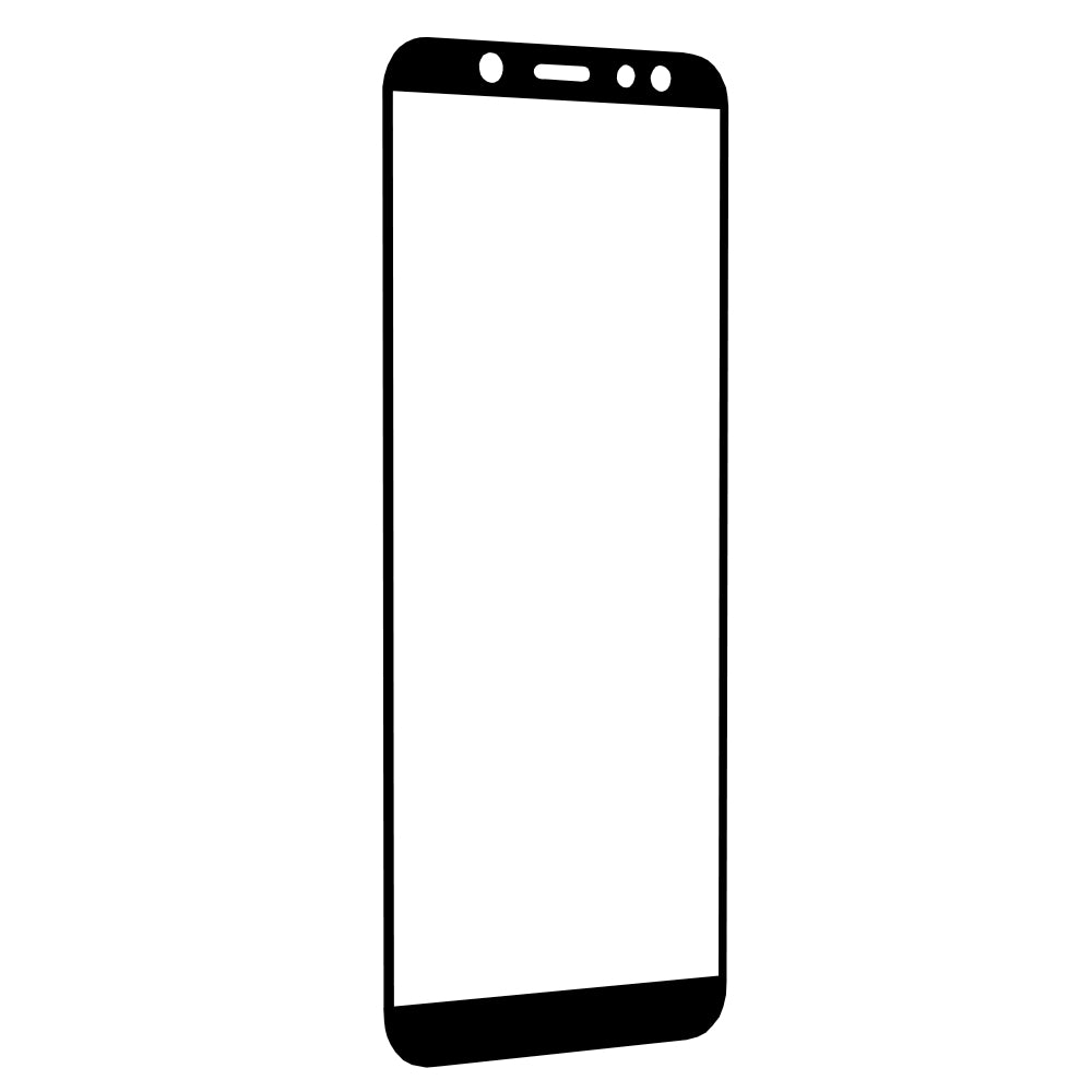 Folie de protectie Techsuit 111D Full Cover / Full Glue Glass compatibil cu Samsung Galaxy A6 2018, Negru