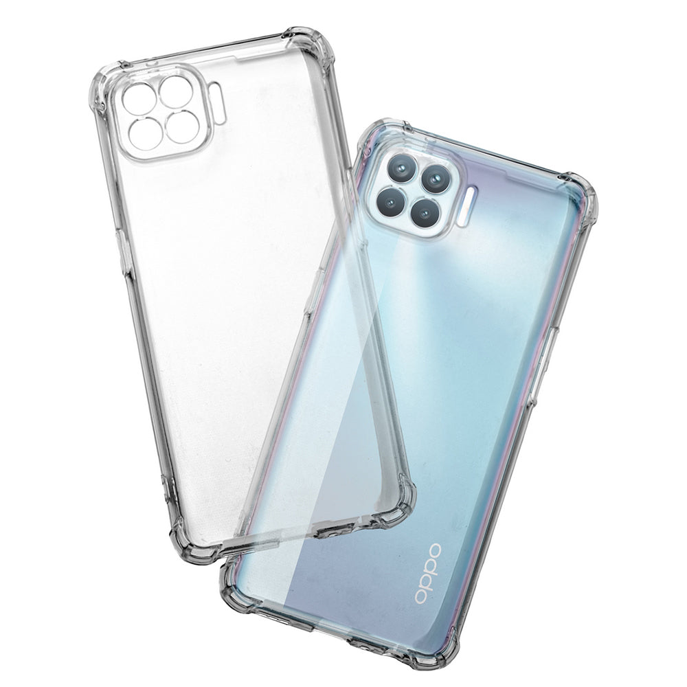 Husa de protectie Techsuit Shockproof Clear Silicone compatibil cu Oppo Reno4 Lite, Transparent