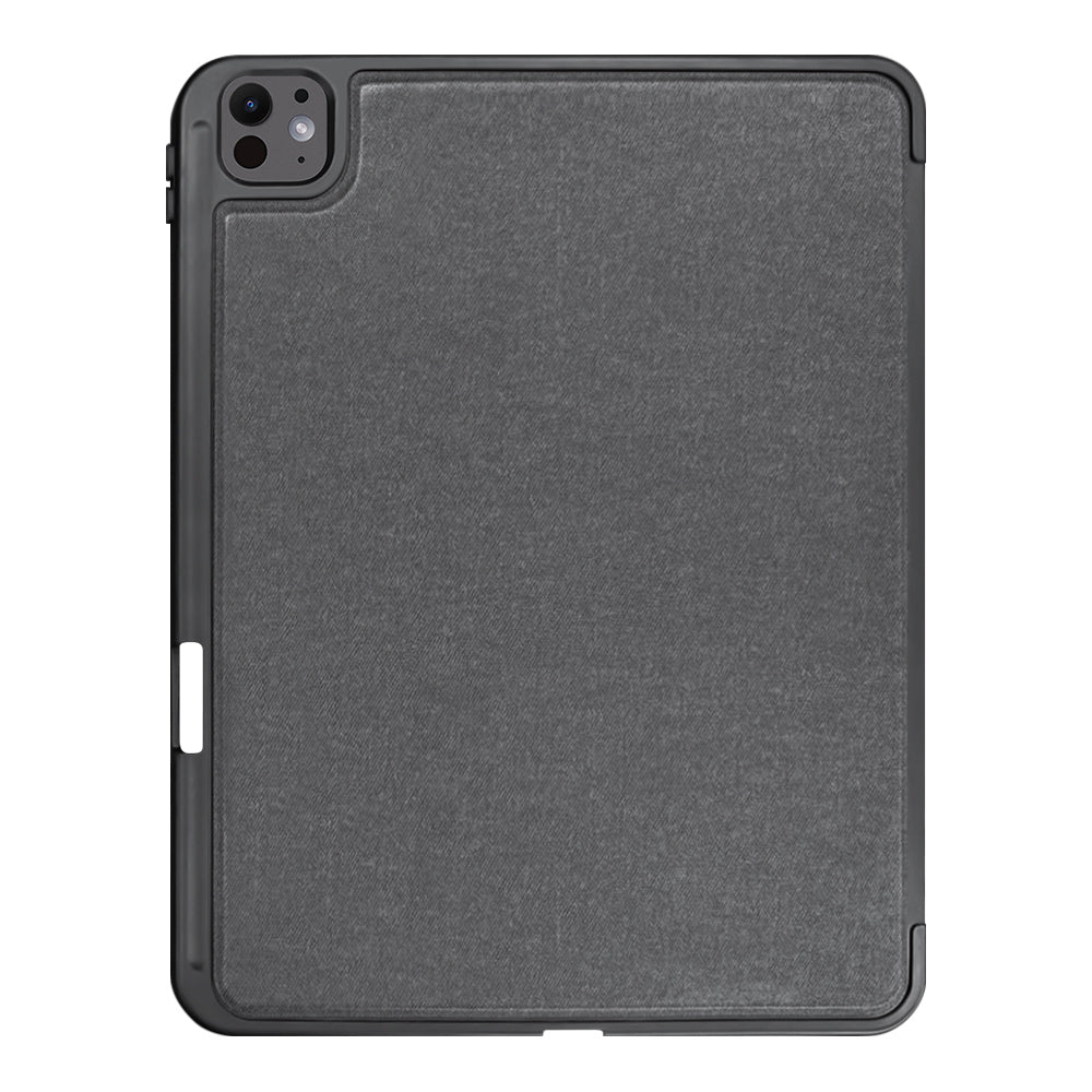 Husa de protectie tableta Techsuit KeyTab Pro + Screen Protector (with RGB Wireless Keyboard/Stylus Pen Holder) compatibil cu iPad Pro 13 (2024) / iPad Pro 13 (2025) - Black
