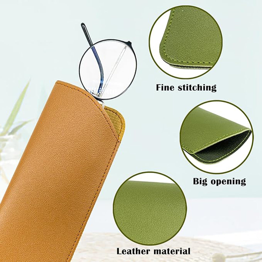 Techsuit Glasses Case (ETSP6), Slim Design, 175 x 75mm, Albastru Cer